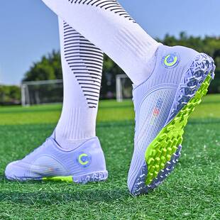 C罗梅西刺客猎鹰足球鞋男女ag长钉tf碎钉中小学生男童儿童鸳鸯鞋