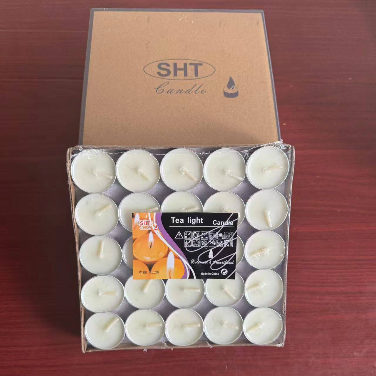 蜡烛无烟家用煮茶蜡浪漫情调生日香薰小蜡烛粒火漆印章餐饮加热炉