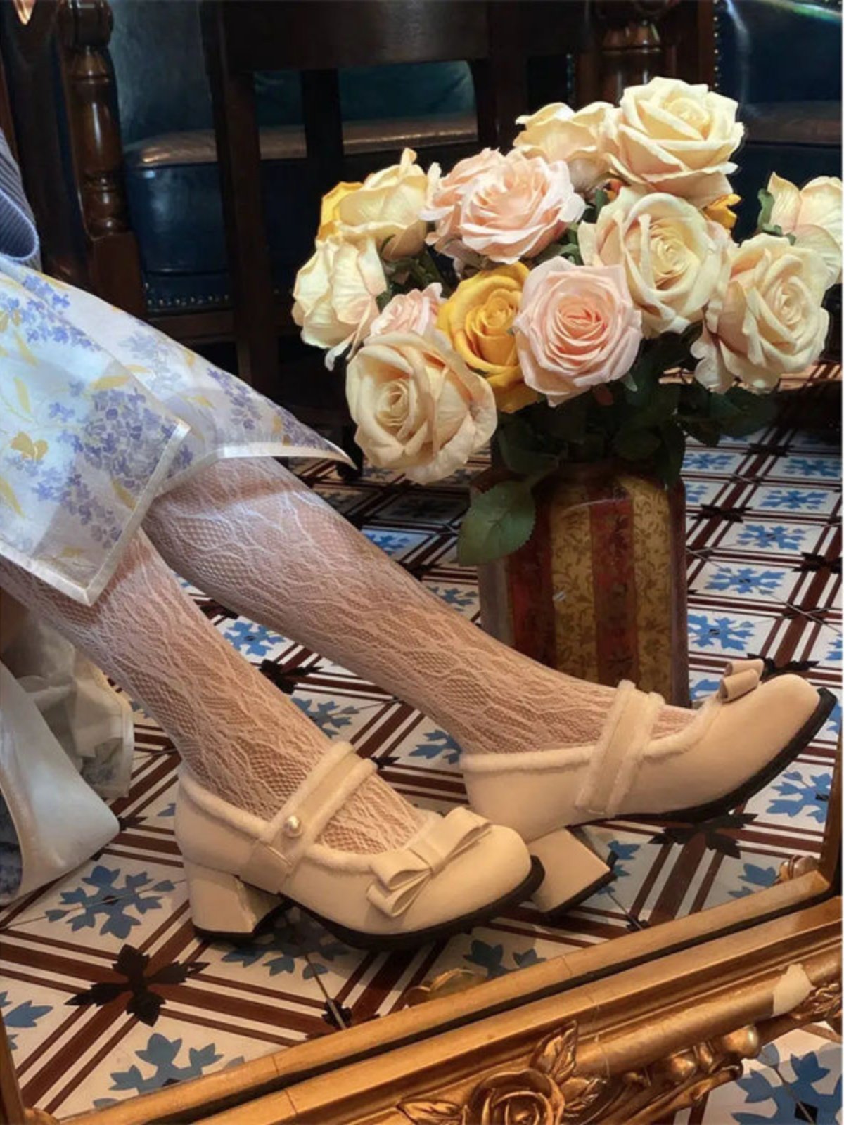 单鞋温柔晚晚风大小姐高跟鞋水貂毛加绒毛毛鞋玛丽珍单鞋旗袍女,女鞋,玛丽珍鞋,淘宝优惠券,粉丝福利购,淘宝优惠卷