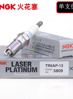 NGK汽车火花塞铂金5809TR6AP-13适配 经典福克斯1.8 火花塞