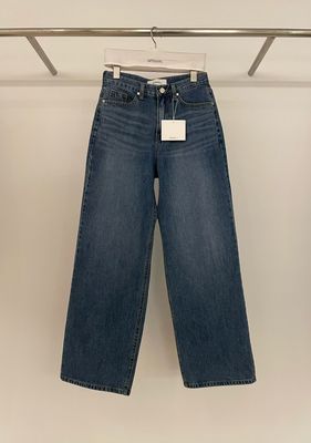 韩国东大门2026春新ARTISANAL时尚百搭磨白直筒休闲裤牛仔货号202