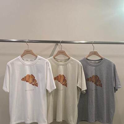 韩国东大门2026夏季新款remaking 洋气宽松百搭印花短袖t恤上衣