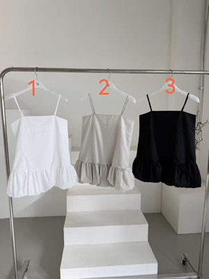 韩国东大门2026春新品 oatmeal 洋气百搭时尚气质纯色吊带背心