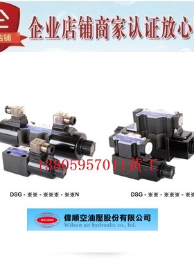 台湾伟顺WILSON电磁阀DSG-03 DSG-02-3C60-A2-N D1 A1