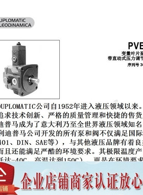 意大利迪普马DUPLOMATIC叶片泵PVE-016PC3-R90B/30N PVE-023PC3