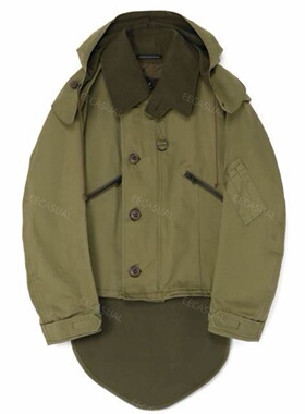 新品 山本耀司 YS 羊毛连帽两穿夹克外套 22AW