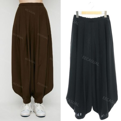 ENFOLD 黑色气球裤收口灯笼裤 22AW