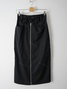 feu羊毛拉链半身裙 山本里美LIMI 新品 国内现货