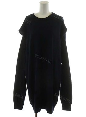 Maison Margiela 深蓝色立体肩膀毛衣外套 20ss