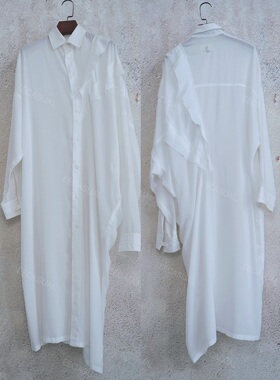 国内现货 新品 山本耀司 YOHJI 白色长款衬衫连衣裙 20SS