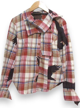 Vivienne Westwood RED LABEL 红色格纹长袖衬衫