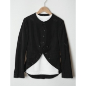 山本耀司 西装 yohji 黑色 国内现货 燕尾 多纽扣 外套