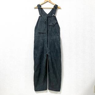 山本耀司 yohji ys灰色牛仔 背带裤  连体 工装裤子