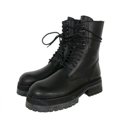 新品 ANN DEMEU*LEMEESTER 拉链高筒女士皮靴靴子