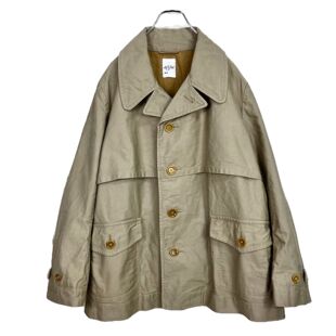 45r 908 米色 单排扣 外套 中长款大衣 春季 风衣 日本制