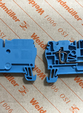 Weidmuller/魏德米勒ZDU 2.5BL直通型蓝色弹片接线端子1608520000