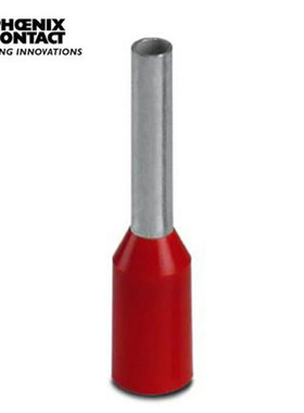 菲尼克斯AI1-10RD 3200182 欧式管状预绝缘端头红色针型端子100只