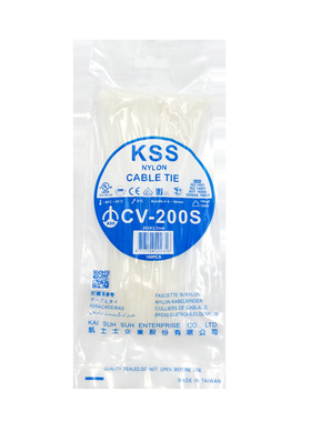 KSS尼龙扎带CV-200S 自锁式捆线带3.2X203 凯士士线束扎带cv200s