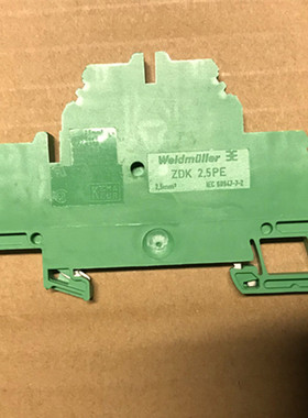 ZDK 2.5PE 魏德米勒Z系弹簧系接线端子1690000000双层接地端子