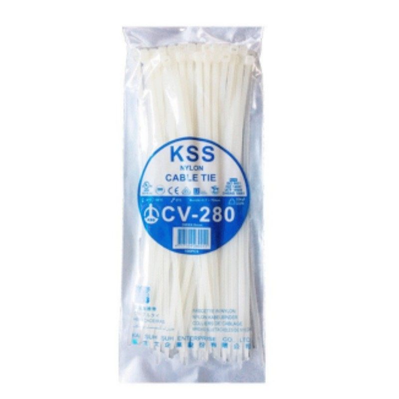凯士士4.8*280尼龙扎带CV-280 自锁式捆线带 KSS电缆束线带 cv280