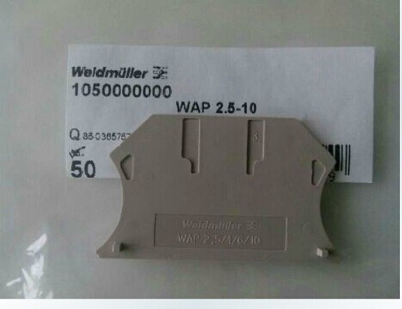 魏德米勒 WAP2.5-10挡片WDU系列W系列侧板2.5~10平方 1050000000