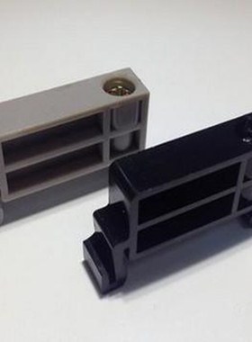 TBR-F TBR D铁固定件天得型外导轨用端子专用终端固定件灰色黑色