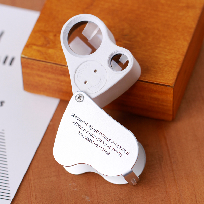 30-60倍折叠手持式高倍珠宝古玩鉴定鸽眼看钻