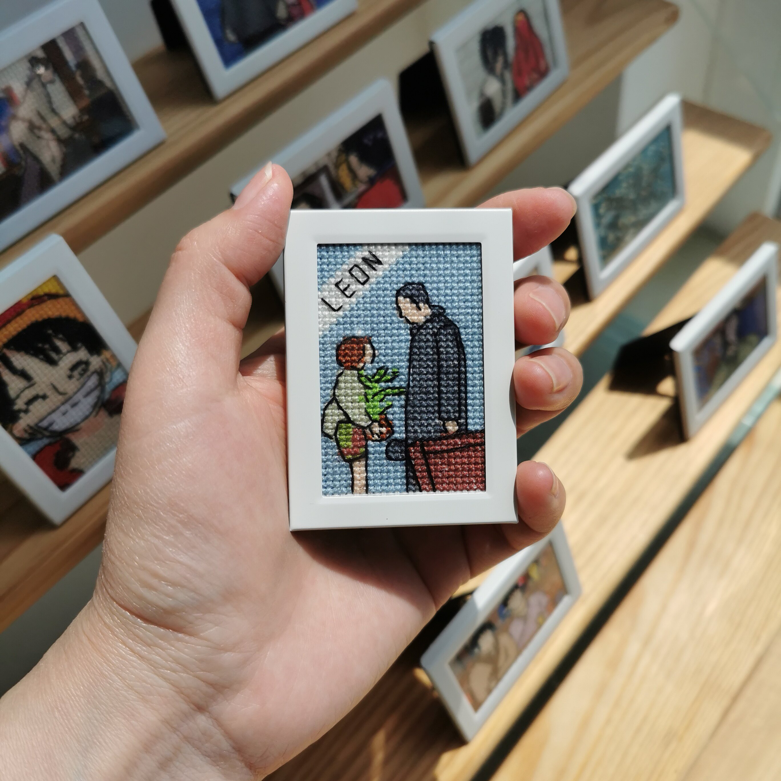 十字绣创意电影经典这个杀手不太冷材料包装饰迷你可爱