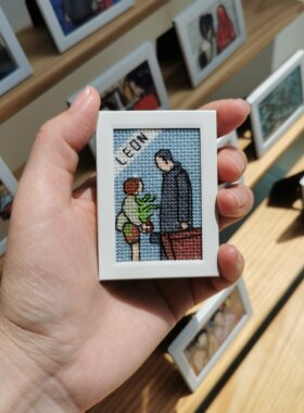 十字绣创意电影经典这个杀手不太冷材料包装饰迷你可爱
