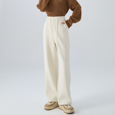 高级感羊毛加绒加厚休闲裤