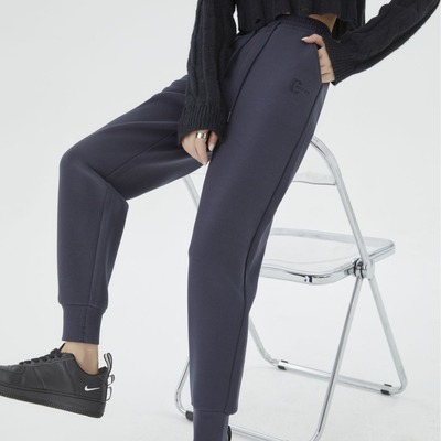 高级感松紧腰系带运动裤