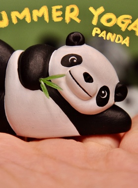 潮玩手办 | 朱玲 M's work 瑜伽熊猫 情人节限定 潮流玩具 SOFUBI