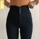 小脚裤 黑色加长打底裤 高腰紧身大码 春秋2026新款 子显瘦 女外穿薄款