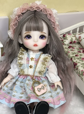 叮小马娃娃改妆换装娃娃8分关节3D真眼女孩玩具洋娃娃生日礼物