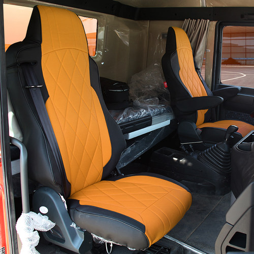 新款汕德卡c7hg7豪沃软包座垫套