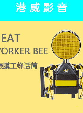 NEAT Worker Bee 工蜂 话筒中振膜 晶体管录音主播 录音 麦克风