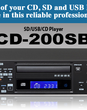 TASCAM CD-500B CD-200SB CD200IL专业发烧播放机CD机 CD抓轨cd20