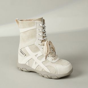 2024新款夏季透气户外高帮登山鞋防水沙漠徒步鞋男女情侣轻便防滑