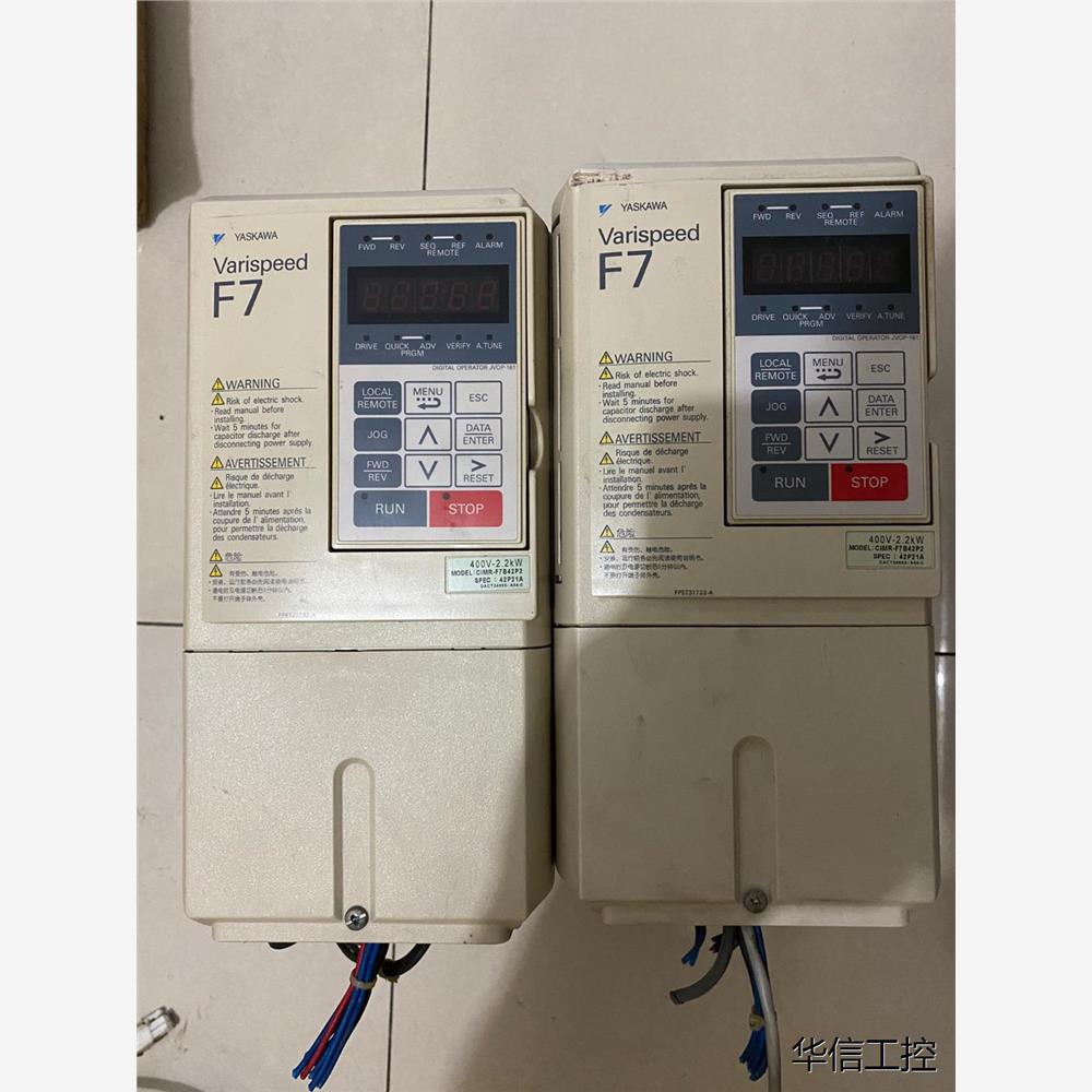 安川变频器CIMR-F7B43P2，拆机，功能齐全，喜欢，议价商品