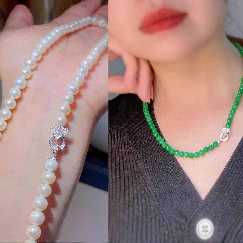 diy手链项链万能花形扣配件