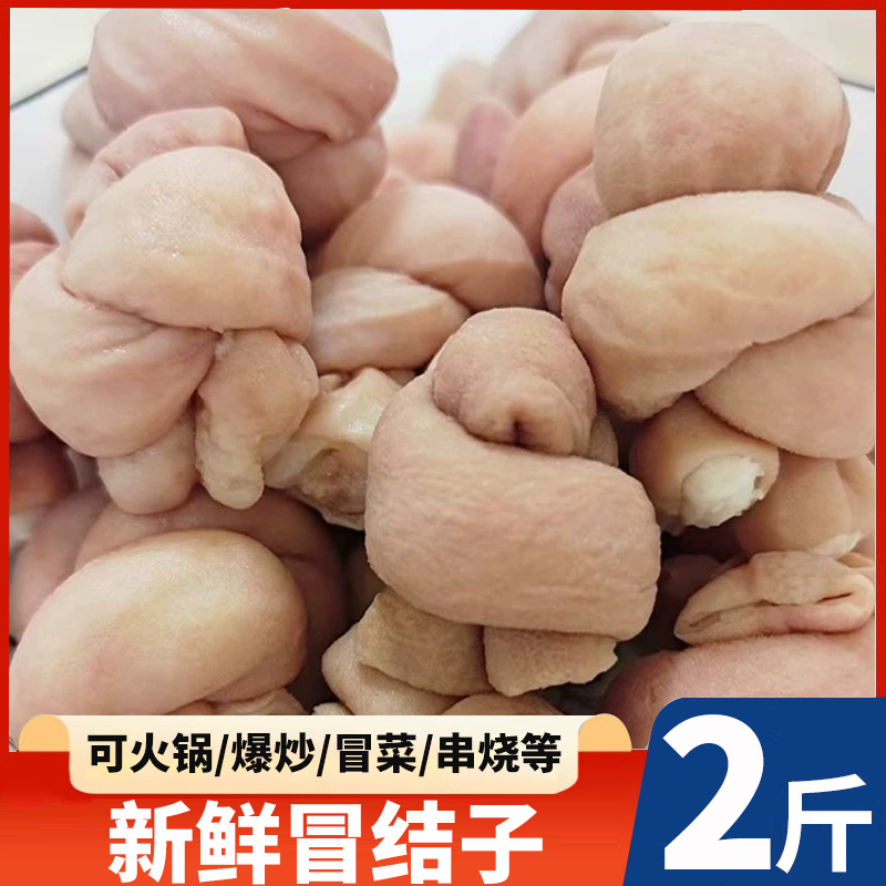 冒节子肥肠新鲜商用火锅食材