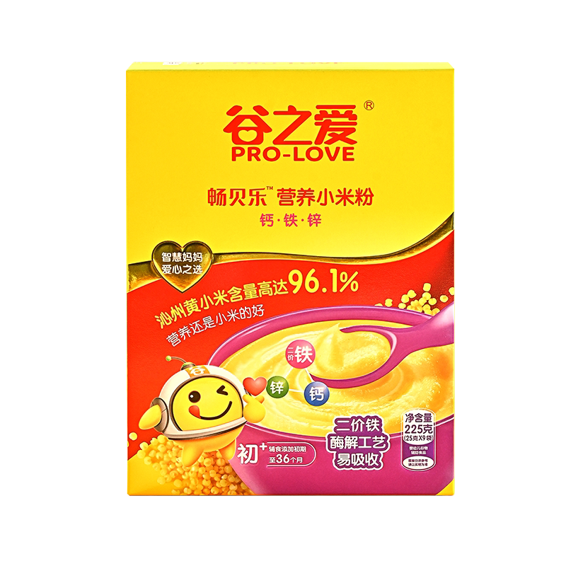 谷之爱有机小米米粉婴儿营养小米糊6月+宝宝辅食小米米糊225g