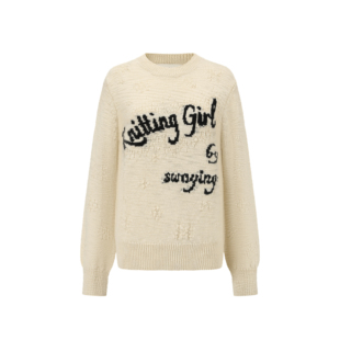 SWAYING/KNIT 针织女孩提花毛衣 SW25AW1T21C