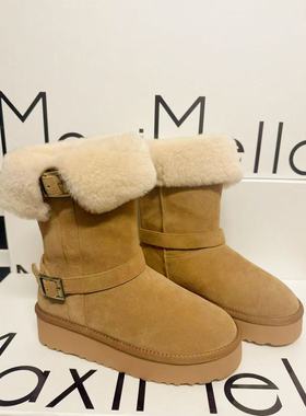 Maxi Mello 翻边雪地靴