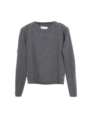 M1DNOTE 真两件针织上衣( 袖窿可拆卸） M1D05-1819