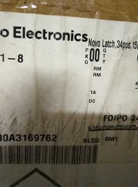 TYCO 泰科 安普 1658621-8 美国原装进口全新 600个一箱 34P插头