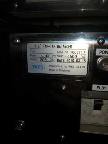 IMES 日本进口设备2.5 TAP-TAP BALANCER 外观好 欢迎议价