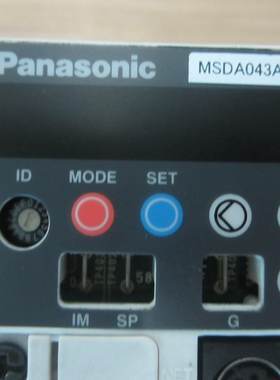 松下A4 MSDA043A2A26 九成新 测试包好 220V 400W 原装拆机正品