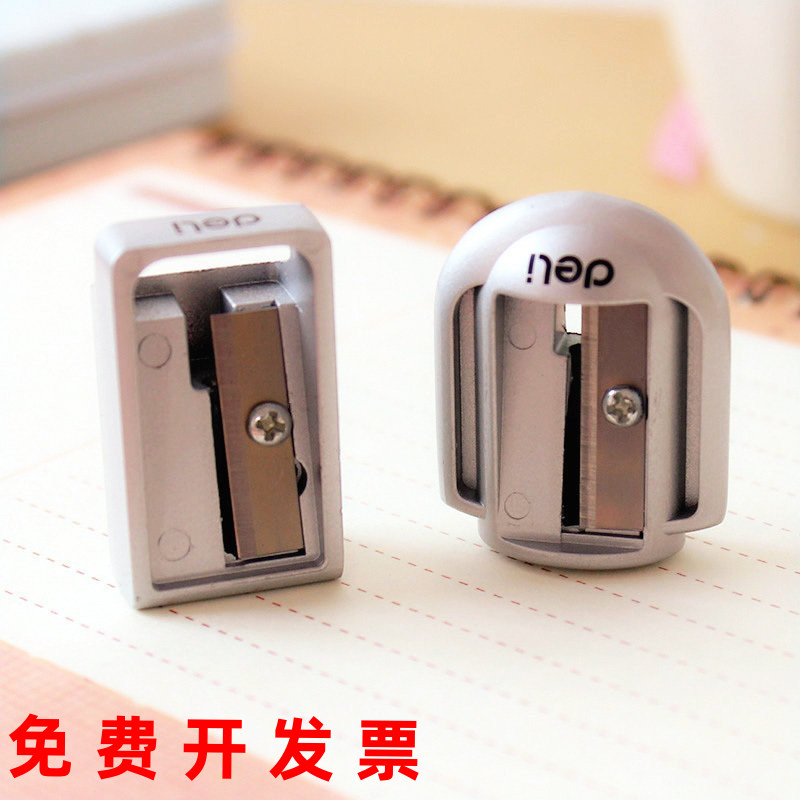 锌合金卷笔刀手动铅笔刨得力
