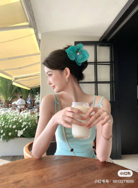 辣妹抓夹可爱日系少女风粉色头饰